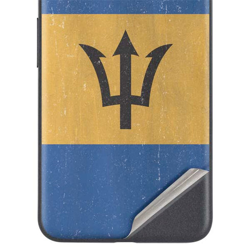 Barbados Flag Distressed Google Pixel 5 Skin
